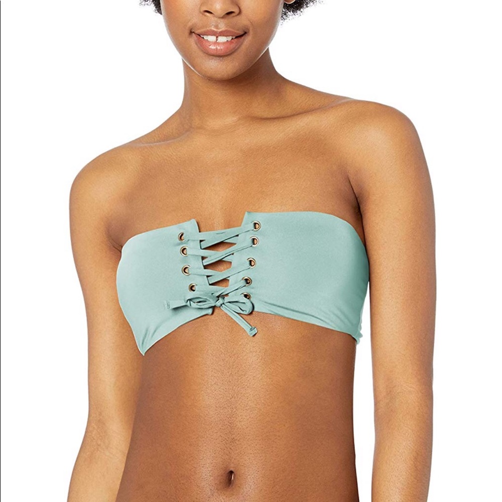 roxy swim bandeau top